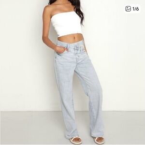 Pistola Baggy slouch jeans, like new. Size 26